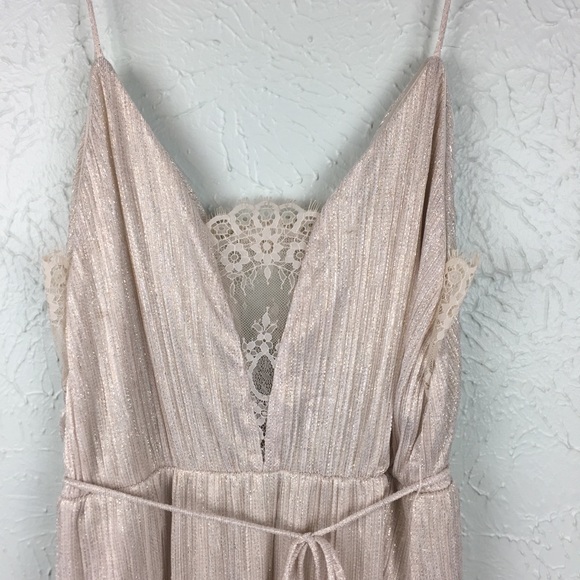 New Nordstrom Spirit of Grace Lace Metallic Dress - Picture 2 of 6